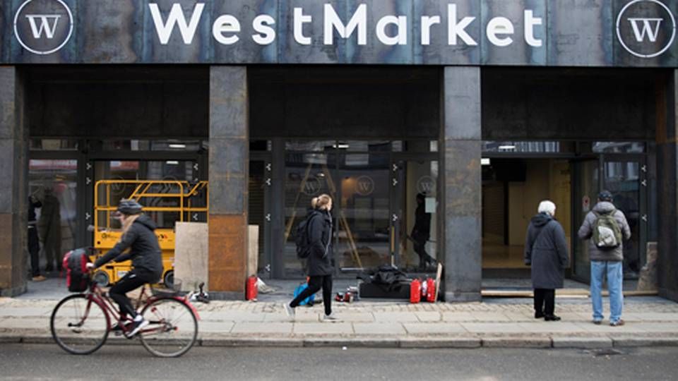 Westmarkets indgang på Vesterbro i København. | Foto: /ritzau/Finn Frandsen