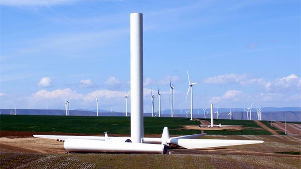 Amerikansk vindmøllepark.