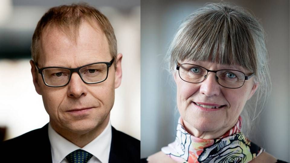 Michael Rasmussen og Nina Smith. | Foto: /ritzau/Thomas Borberg