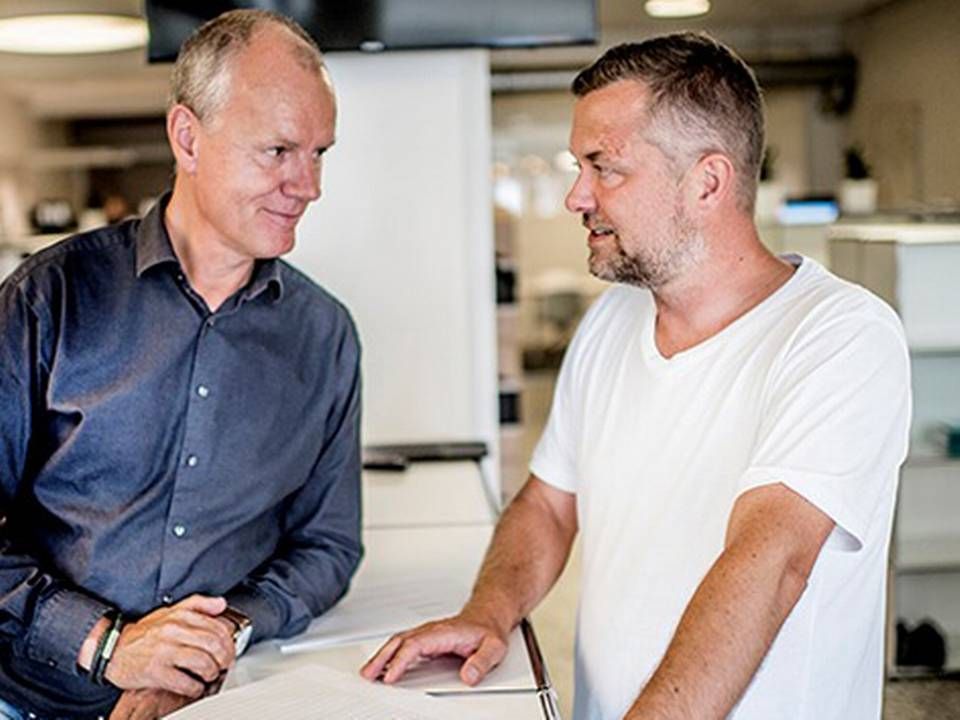 Per Semmling (tv), direktør for Casas afdeling i København og Michael Mortensen, adm. direktør i Casa. | Foto: PR