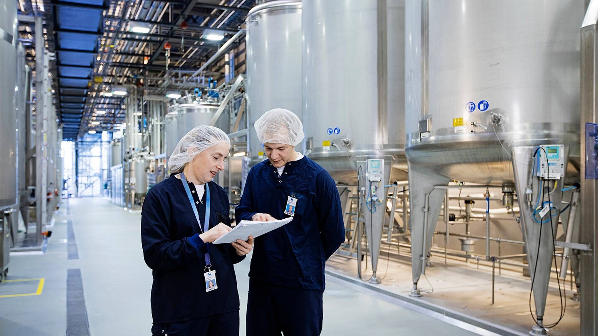 Produktionsmedarbejdere ved Novo Nordisks faciliteter i Kalundborg. | Foto: Novo Nordisk/PR