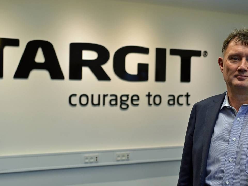 Leif Vestergaard, nytiltrådt direktør i it-virksomheden Targit. | Foto: Kristoffer Veggerby