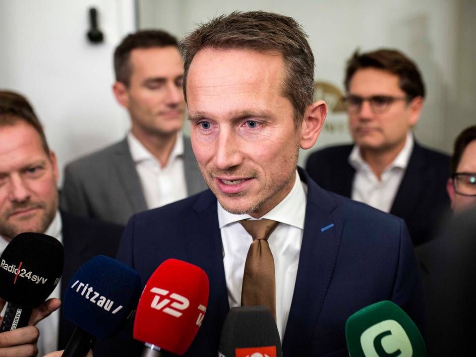 Finansminister Kristian Jensen (V) præsenterede fredag den finanslov for 2018, som regeringen og Dansk Folkeparti er blevet enige om. | Foto: /ritzau/Andreas Haubjerg