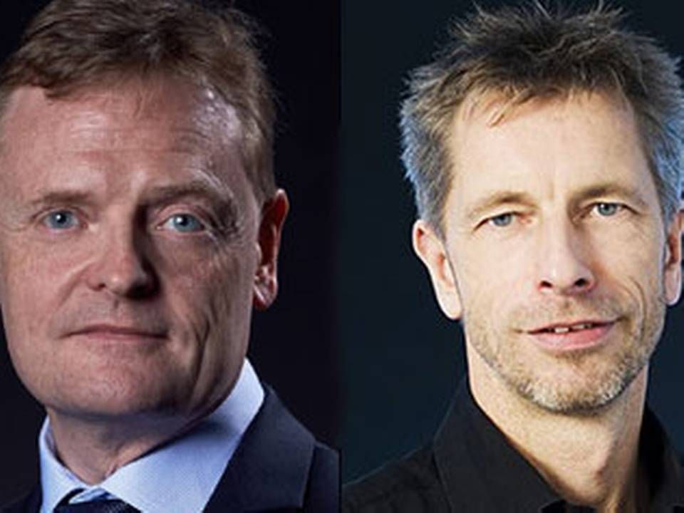 Alex Gouliaev(t.v) og Henrik Pedersen (t.h) står til at skulle tage endnu en runde i Sø- og Handelsretten.