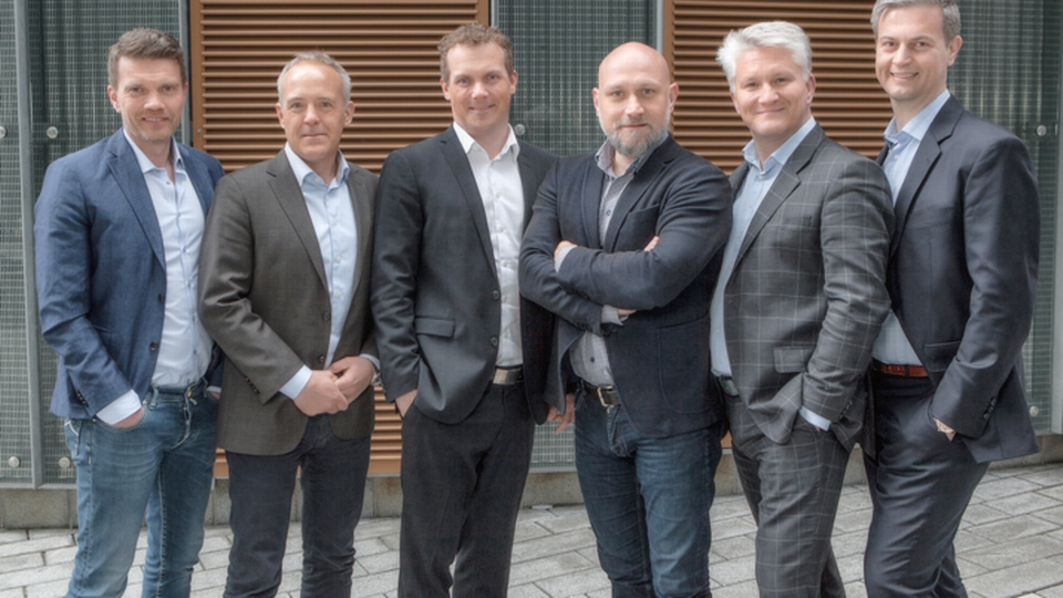 From left to right: Pål Lauvrak, Niclas Öst, Børge Leknes, Carsten Müller, Morten Kvam and Greger Teigre Wedel. | Photo: PR-foto: Hudya