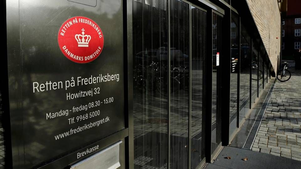 Retten på Frederiksberg, der sendte den tidligere anklager i fængsel. Rettens dom ankes ikke. | Foto: Ritzau Scanpix/Jens Dresling.