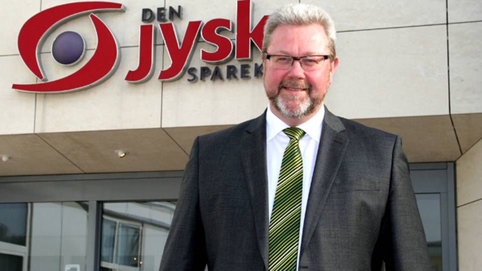 Den Jyske Sparekasses øverste chef Claus E. Petersen | Foto: PR/Den Jyske Sparekasse