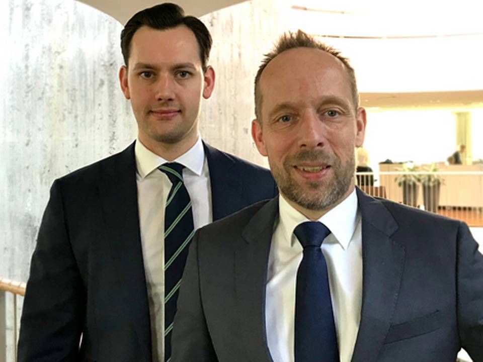 Bo Michael Andersen (in front) and Tore Davidsen from SEB are managers on the new SEB Eureka Fixed Income Relative Value fund | Photo: SEB