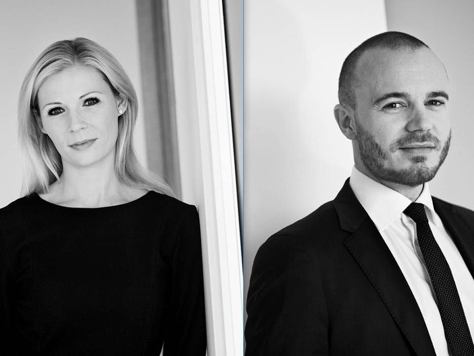 Cathrine Wollenberg Zittan og Andreas Estrup Ippolito er nye partnere hos Kammeradvokaten | Foto: Kammeradvokaten