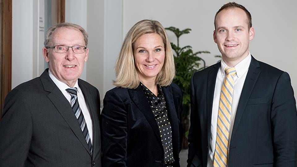Anne-Louise Thon Schur, partner in SDGLead, next to Stockrate Asset Management’s director and founder, Bjarne Jensen (left), capital management executive, Kristian Kjer. | Photo: PR.
