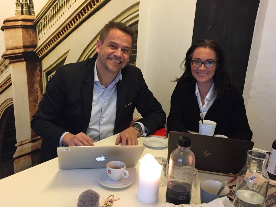 Thomas S. Hedegaard og Camilla Treschow Schrøder har rejst kapital til et nyt rekrutteringsbureau målrettet specialister inden for cybersikkerhed. | Foto: Privatfoto