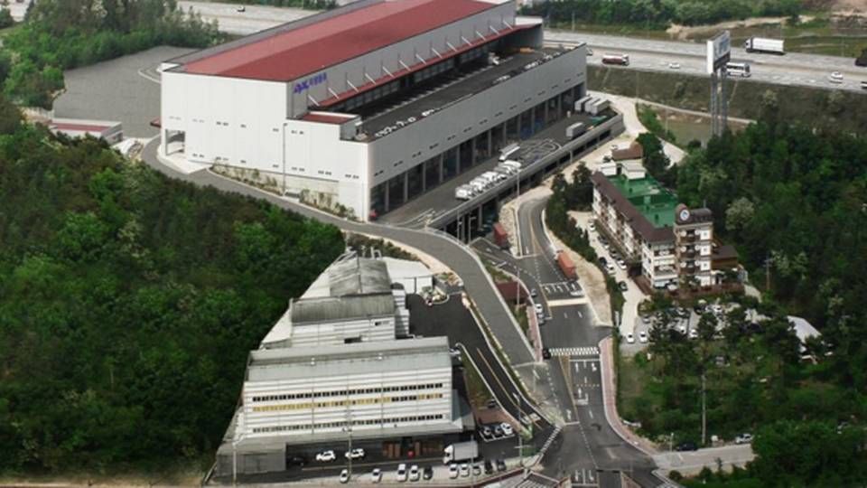 Deutsche Asset Management har købt denne logistikejendom i den sydkoreanske hovedstad Seoul på 63.000 kvm for 80 mio. dollars (ca. 475 mio. kr.). | Foto: PR