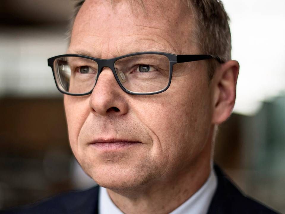 Nykredits koncernchef Michael Rasmussen er formand for Finans Danmark. | Foto: Arkiv/Ritzau Scanpix/Ida Guldbæk Arentsen