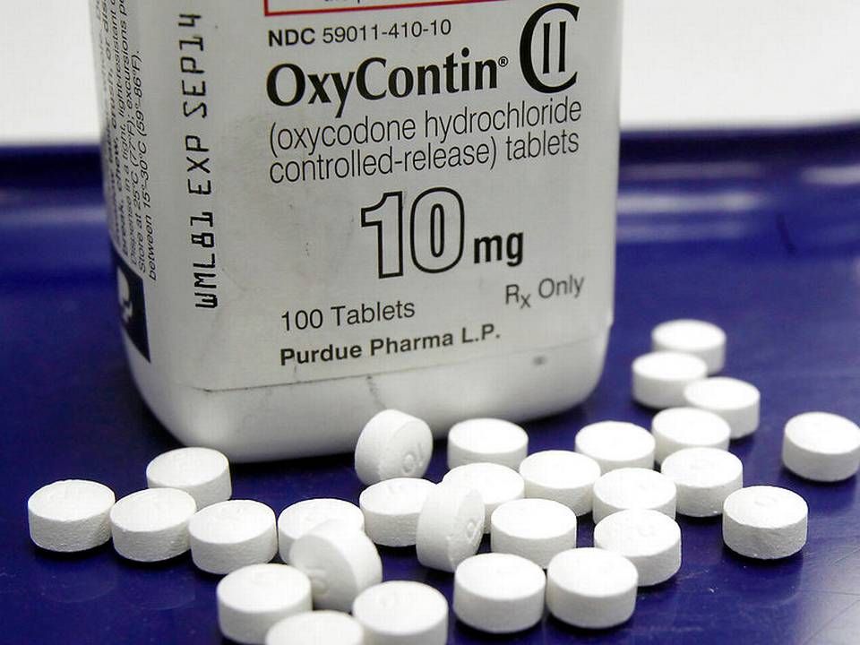 Oxycontin er produceret af firmaet Purdue, der er anklaget i USA for vildledende markedsføring og for at være medskyldig i det omfattende misbrug af præparatet. | Foto: Toby Talbot