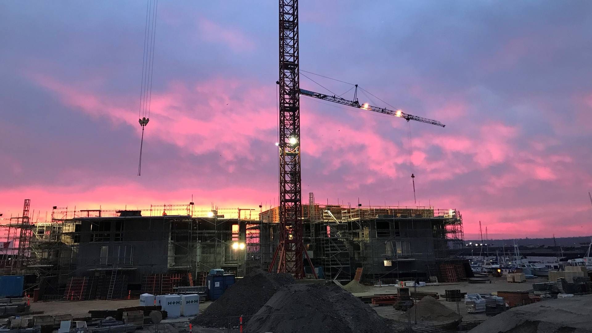 Arkitektgruppens projekt på Havnefronten i Horsens er ved at blive bygget | Foto: PR