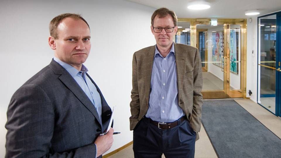 Left: Kristian Gerkman, Investment director and Right: Dag Wallgren Managing director