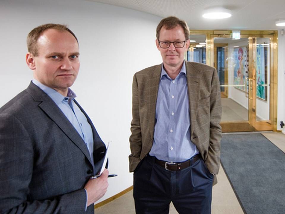 Left: Kristian Gerkman, Investment director and Right: Dag Wallgren Managing director