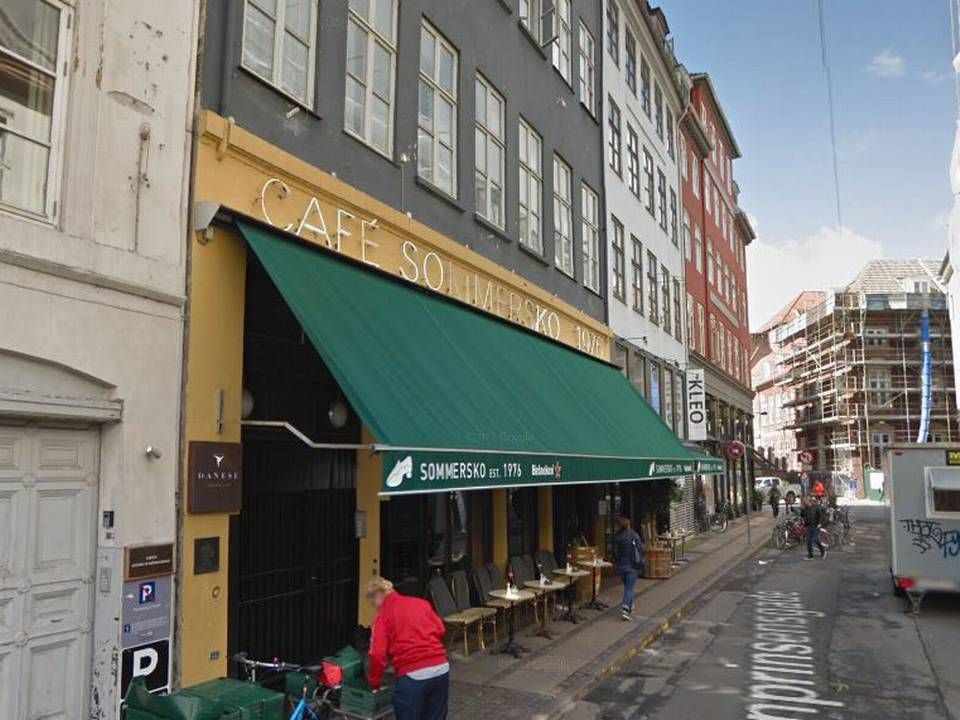 Cafe Sommersko i København på Kronprinsensgade 6. | Foto: Google Maps