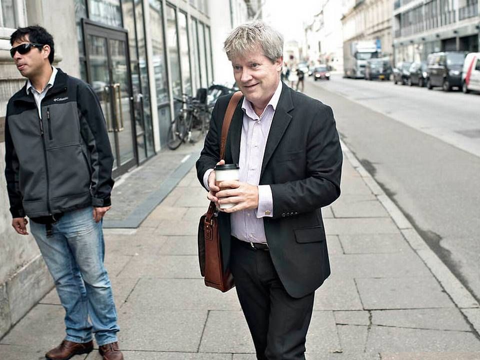 Morten Samuelsson ankommer til Østre Landsret, hvor han forsvarede den tidligere Capinordic-top Lasse Lindblad og Claus Ørskov (arkiv). | Foto: /ritzau/Scanpix/Niels Ahlmann Olsen