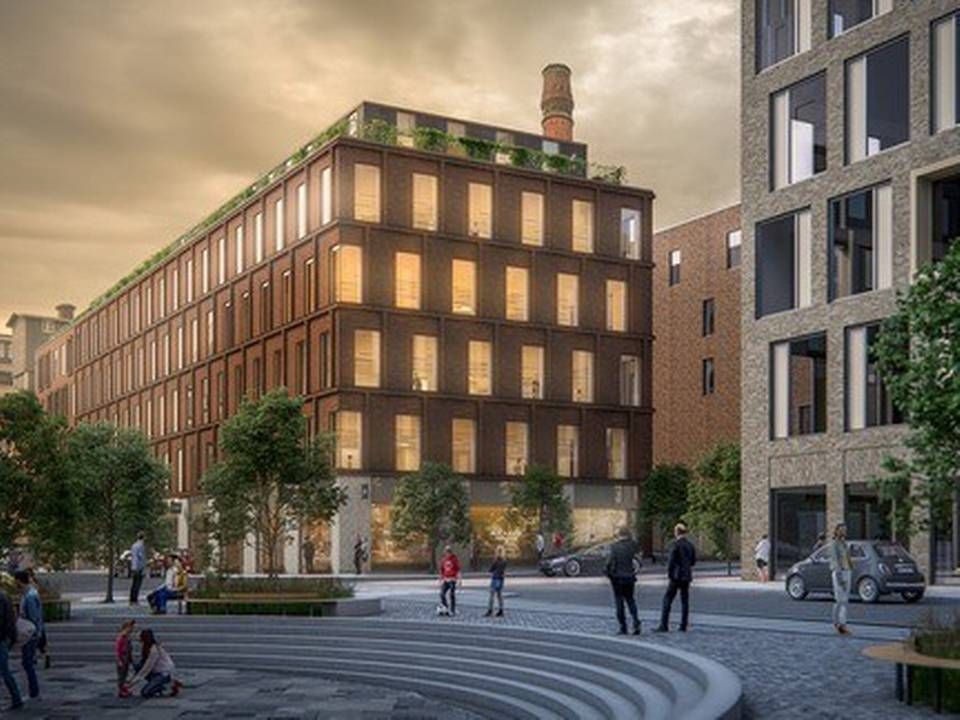 Harild Hus i Carlsberg Byen som fra årsskiftet bliver nyt dansk hovedkontor for Accenture. | Foto: PR