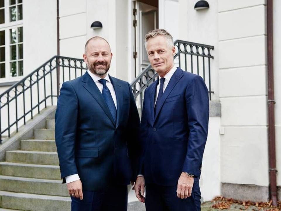Jan Severin Sølbæk og Brian Kudsk, stifterne af Artha Kapitalforvaltning, der nu har 10 mia. kr. under forvaltning. | Foto: PR