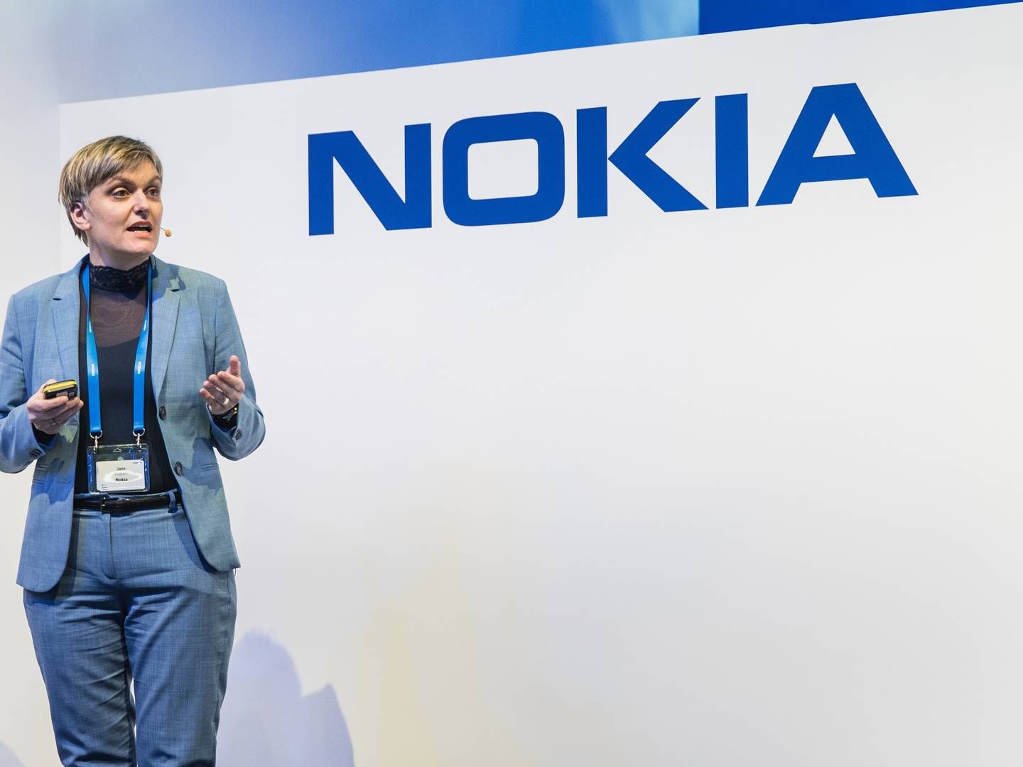 "Vi ser dem mange steder, men der er ikke noget sted i verden, hvor vi ikke er i god konkurrence med hinanden," siger Nokias chef for 5G marketing, Jane Rygaard, om kinesiske Huaweis fremmarch. | Foto: PR/Nokia