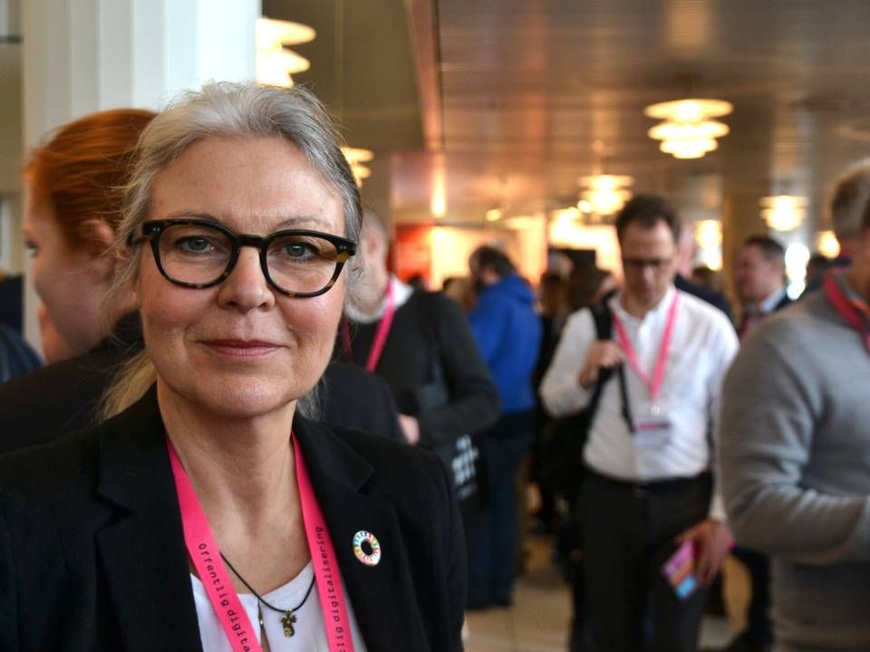 Lisa Herold Ferbing er formand for Dansk It | Foto: Kristoffer Veggerby