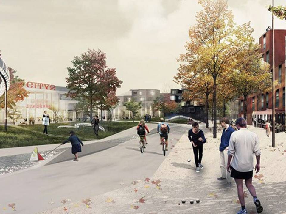 Visualisering af Høje Taastrups nye bydel
