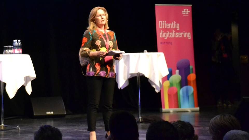 Dansk IT's direktør, Rikke Hvilshøj. | Foto: Kristoffer Veggerby