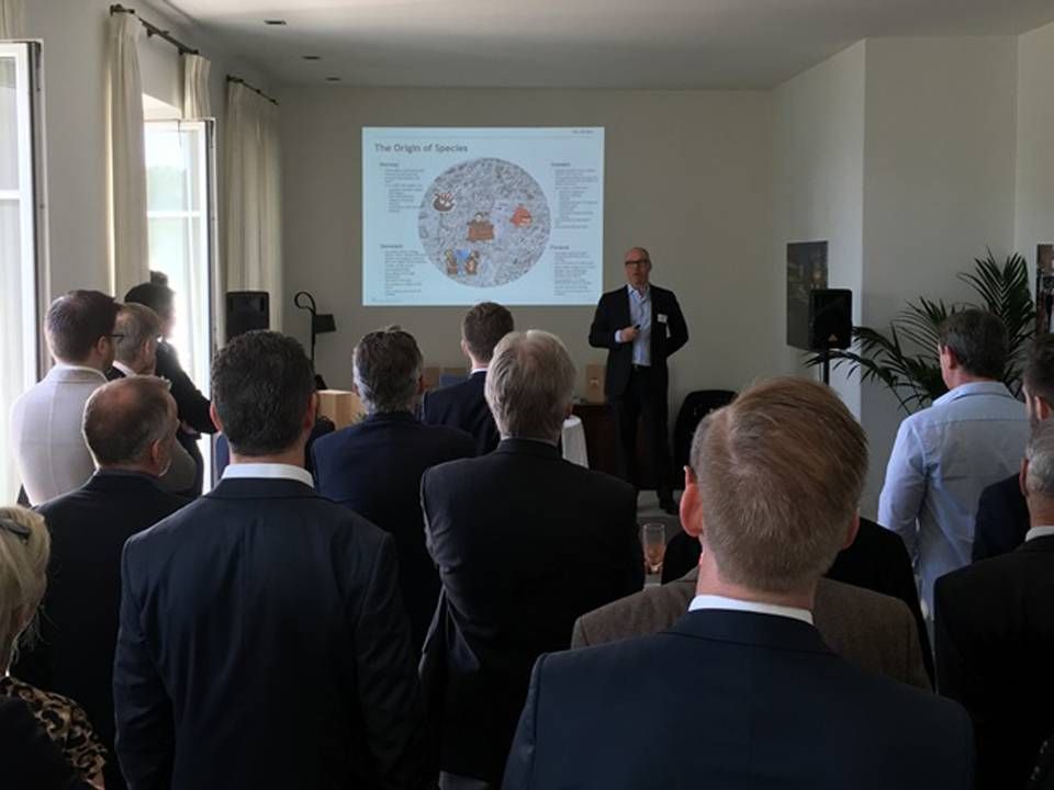 Københavns Kommune holder investorbrunch på dette års Mipim-messe, hvor den svenske investor Genesta fortalte om sine erfaringer med at investere i hovedstaden. | Foto: Jørgen Bendsen