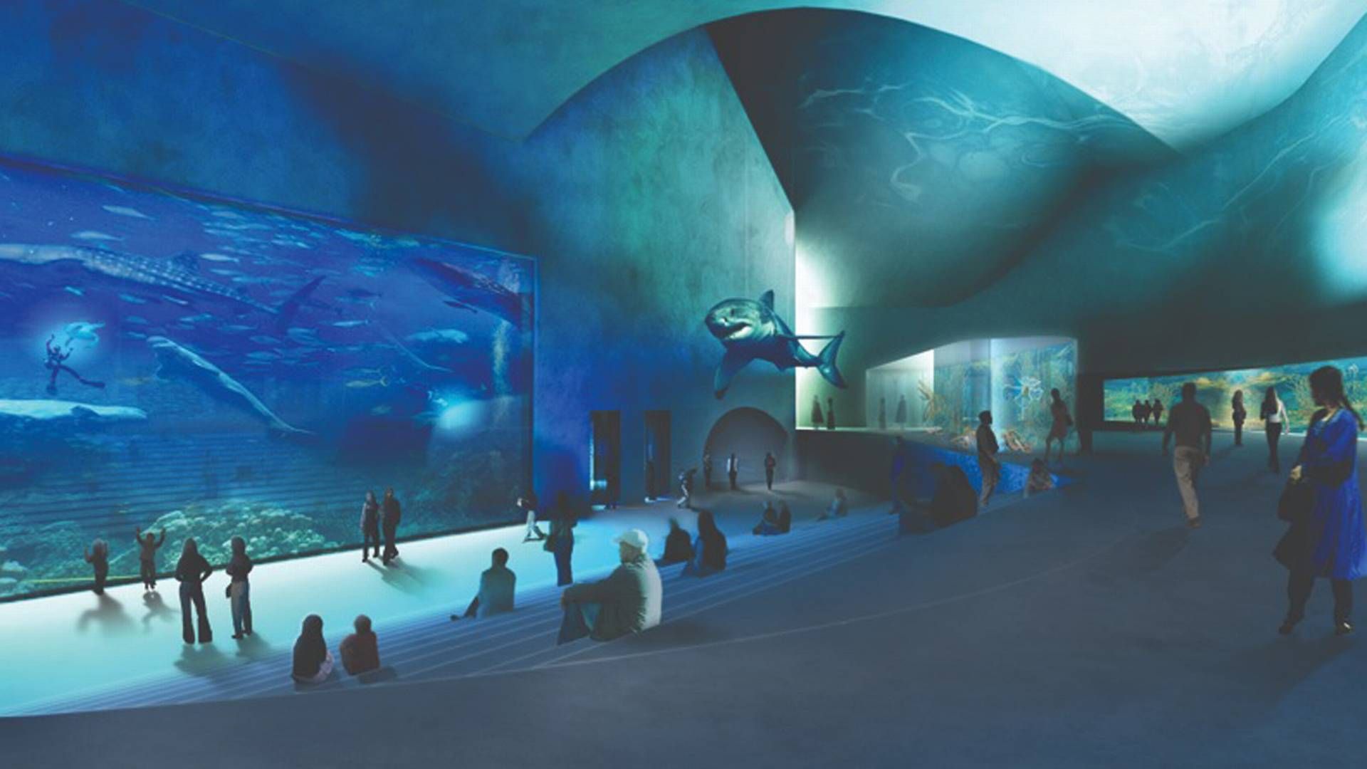 Akvariet Den Blå Planet på Amager er blandt de byggeprojekter, som rådgiverfirmaet Moe har været involveret i. | Foto: PR: 3XN/Moe