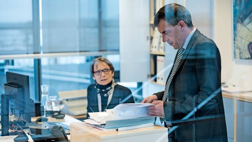 Lars Petersson, adm. direktør for Sparekassen Sjælland-Fyn | Foto: Christian Liliendahl/Ritzau Scanpix