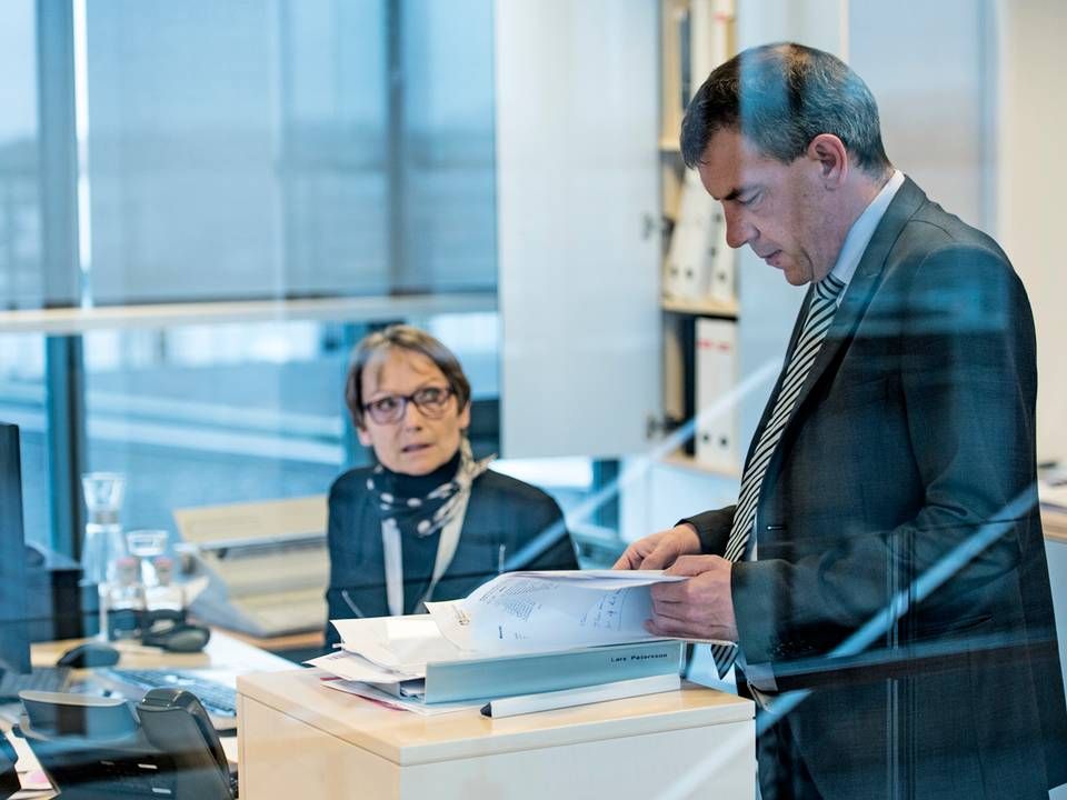 Lars Petersson, adm. direktør for Sparekassen Sjælland-Fyn | Foto: Christian Liliendahl/Ritzau Scanpix