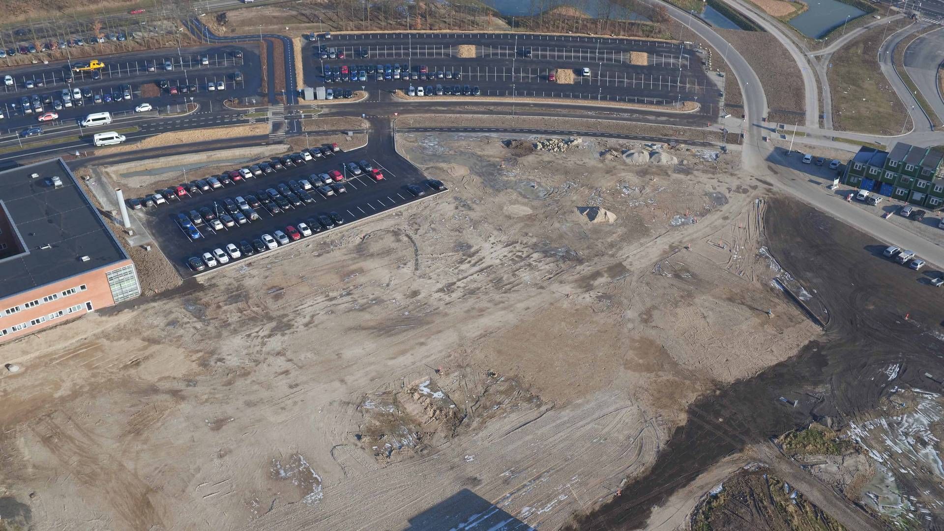 Grunden hvor Sjællands Universitetshospital i Køge skal bygges. | Foto: PR