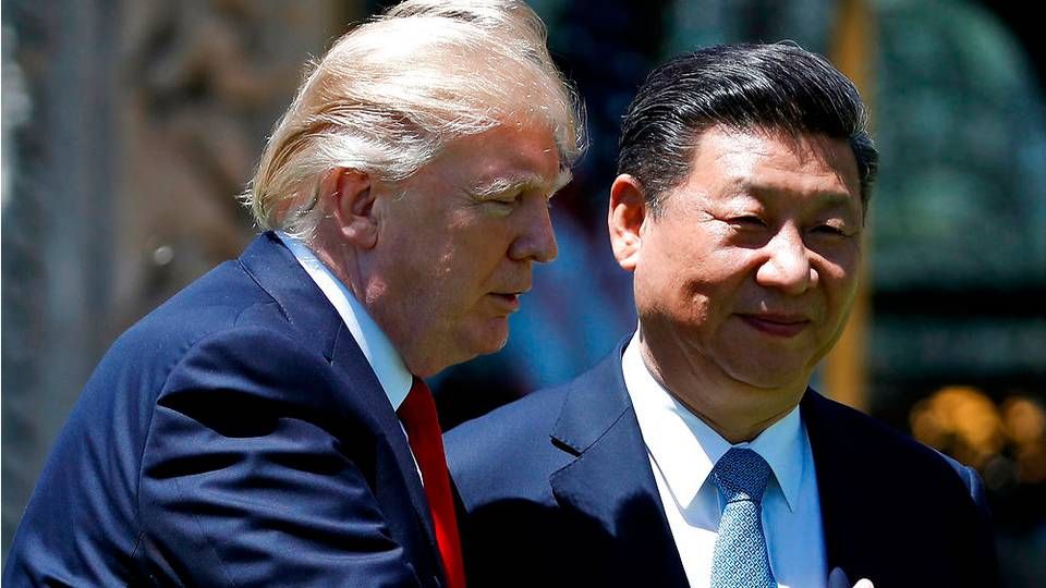 Trump og Xi Jinping