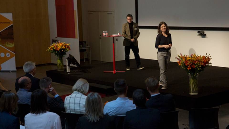 Sophie Bohr Grønbæk ved konference afholdt hos PwC. | Foto: Charlotte Fuente