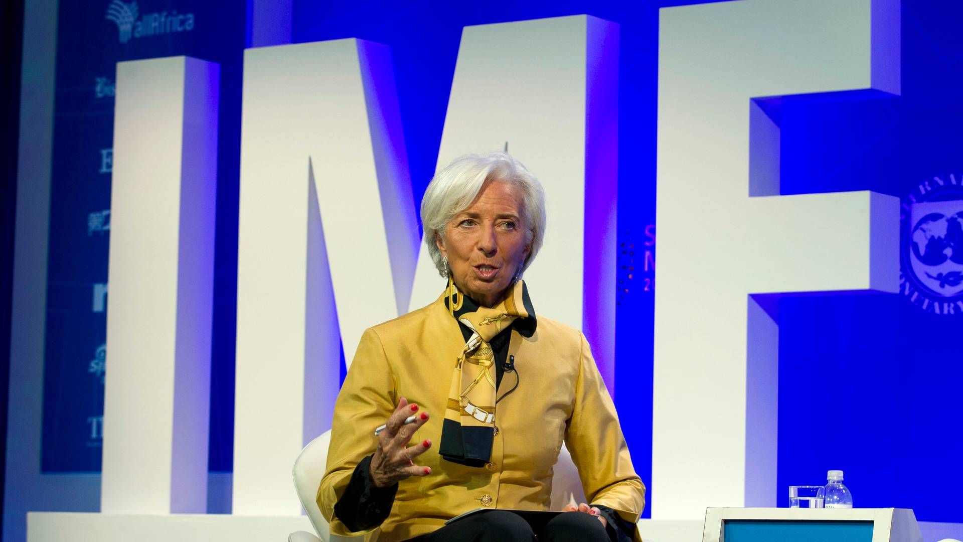 Den Internationale Valutafonds direktør, Christine Lagarde. | Foto: Ritzau Scanpix/Jose Luis Magana