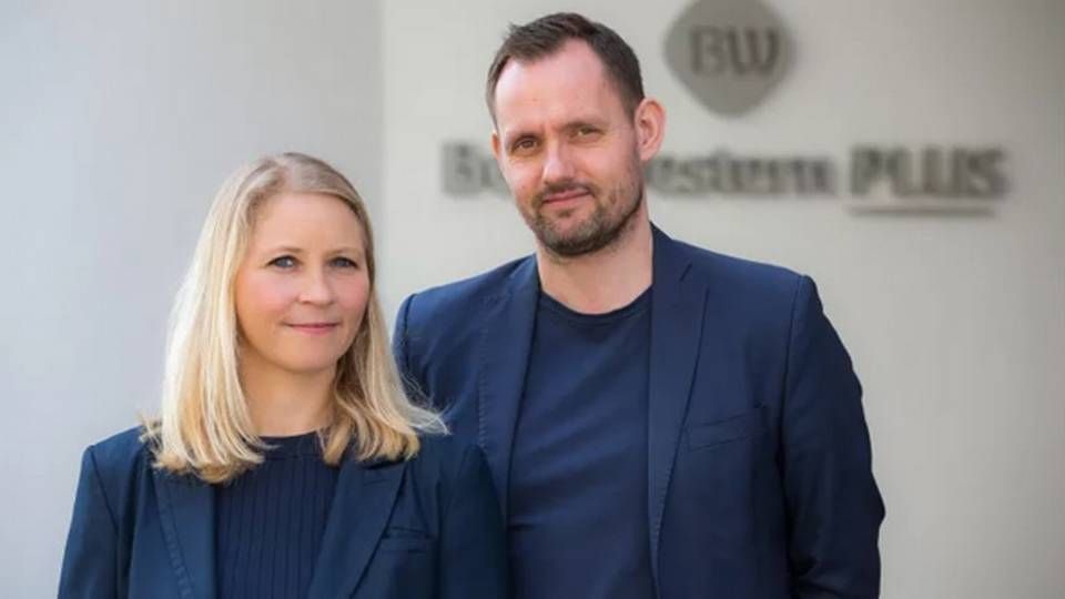 Claus Hegelund Bruun, nuværende direktør på hotellet, og hans forretningspartner Eva Grimsehl overtager driften af Best Western Plus Hotel City Copenhagen. | Foto: PR