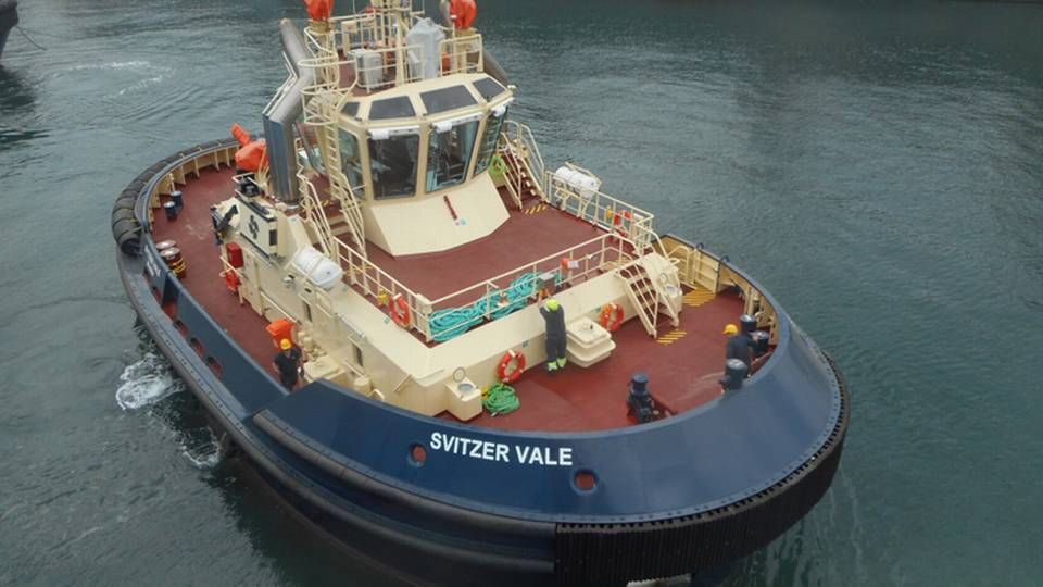 Svitzer Vale (billedet) og Svitzer Meridian er begge bygget i Tyrkiet. | Foto: Svitzer