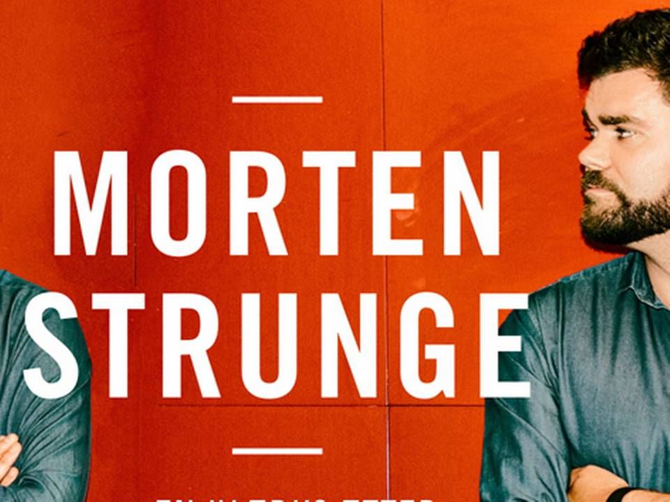 Forsiden af bogen om Morten Strunge, Gyldendal Business. | Foto: Gyldendal Business