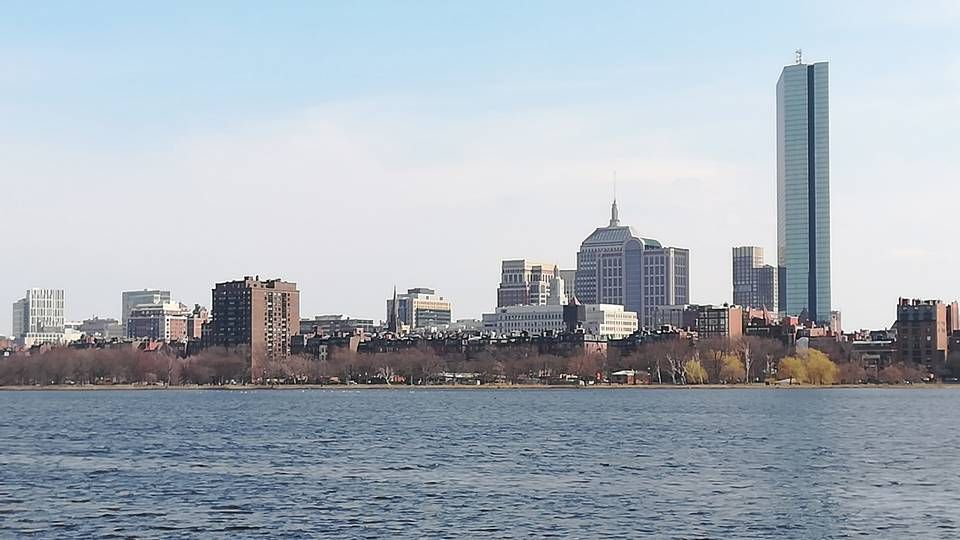 Udsigten fra Cambridge til Boston henover Charles River. | Foto: Martin Havtorn Petersen/MedWatch