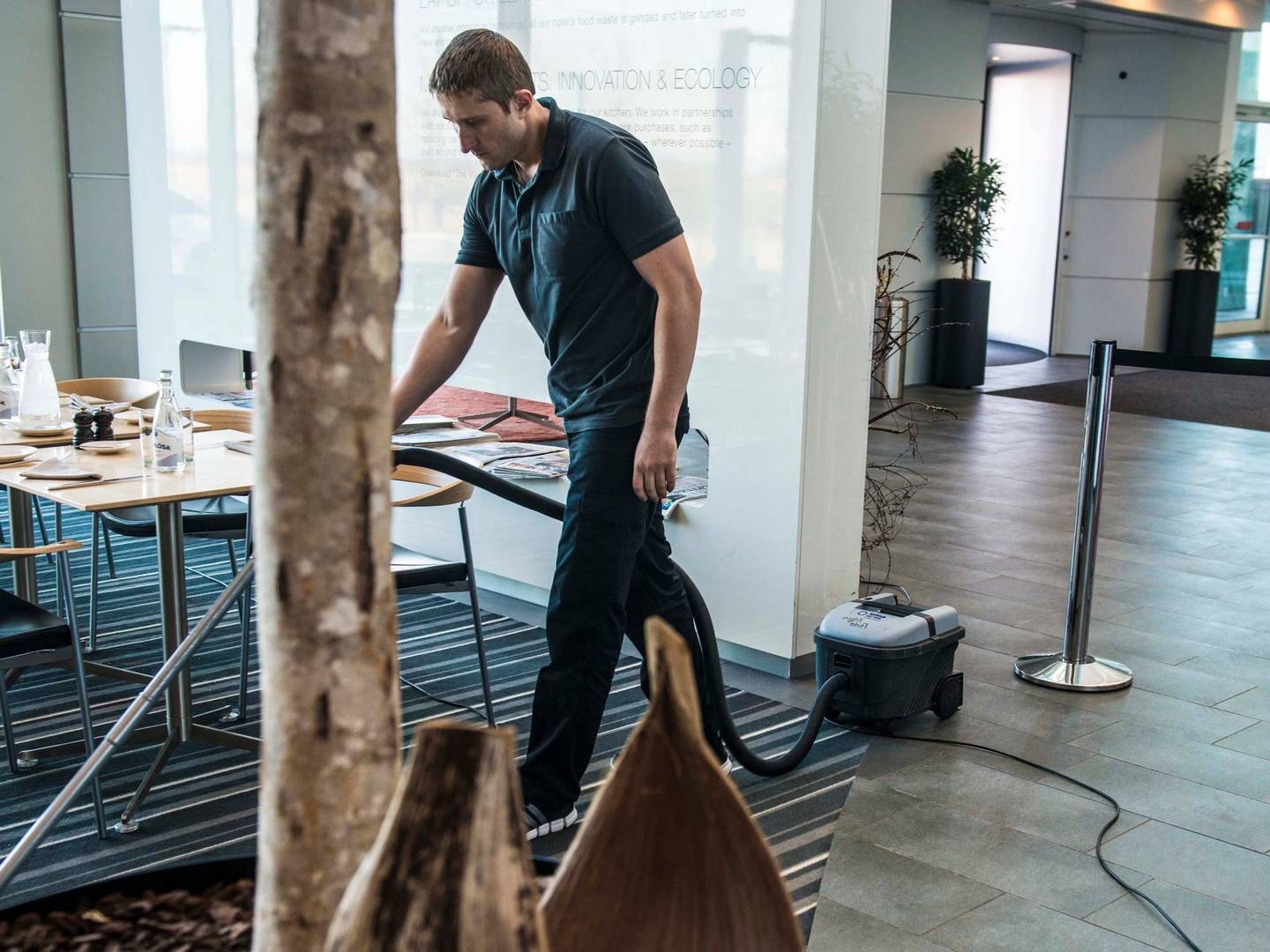 Rengøring er et af de områder, hvor flere private aktører tjener penge på at servicere det offentlige. | Foto: Ritzau Scanpix/Søren Bidstrup