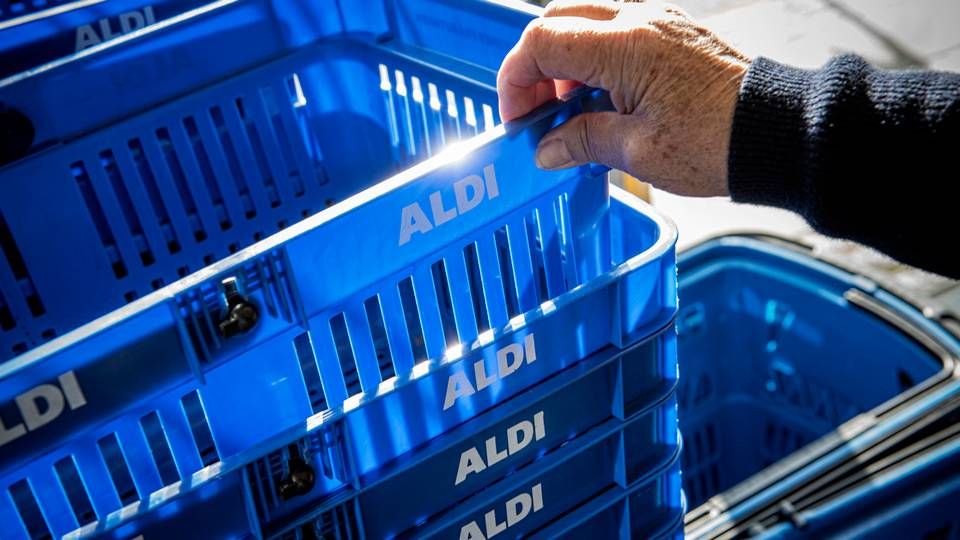 En lukket Aldi skal rives ned og gøre plads til 32 lejeboliger. | Foto: Casper Dalhoff/Jyllands-Posten.