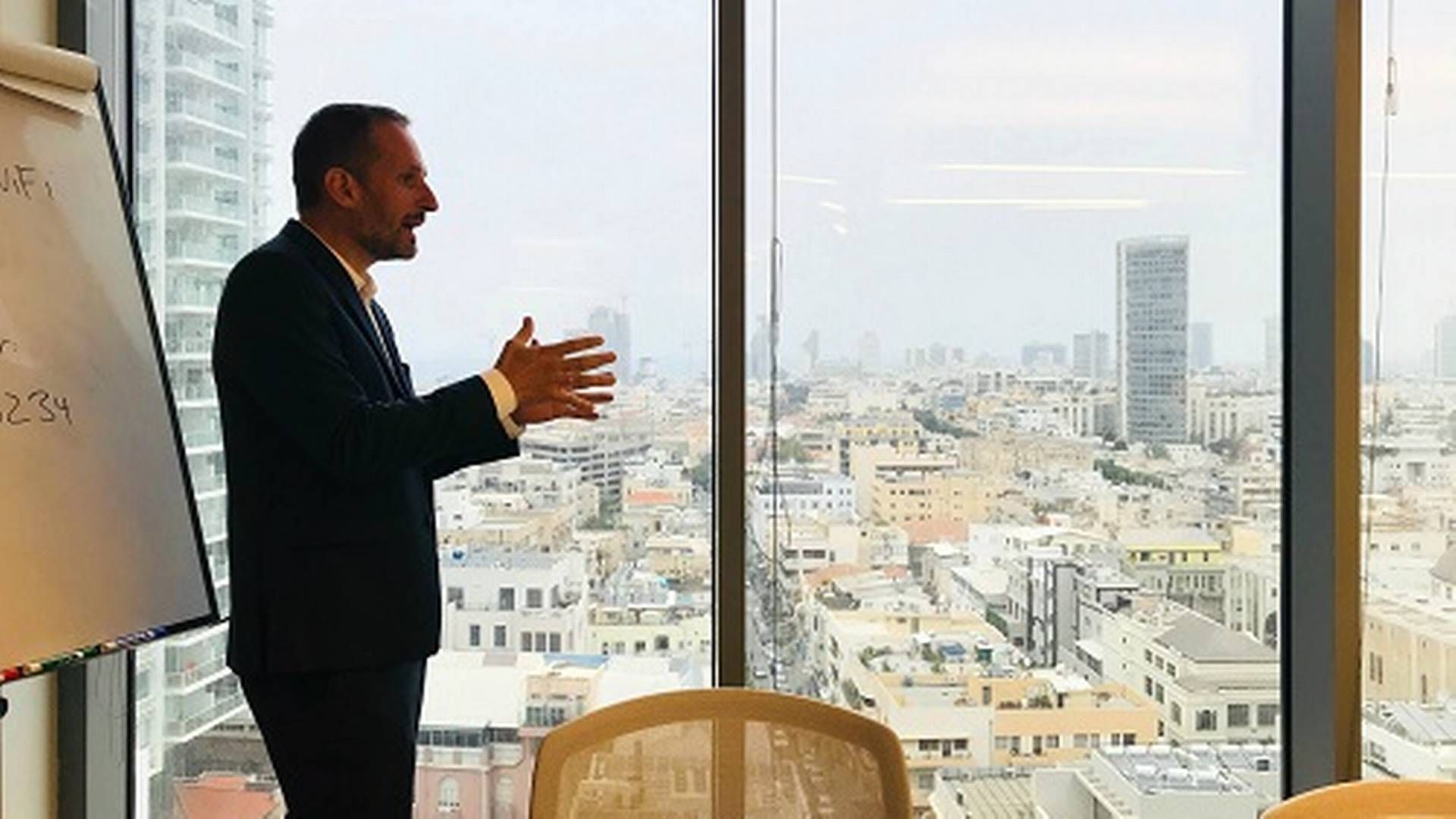 Tue David Bak, der er executive director Udenrigsministeriets Innovation Center Denmark i Tel Aviv. | Foto: PR.
