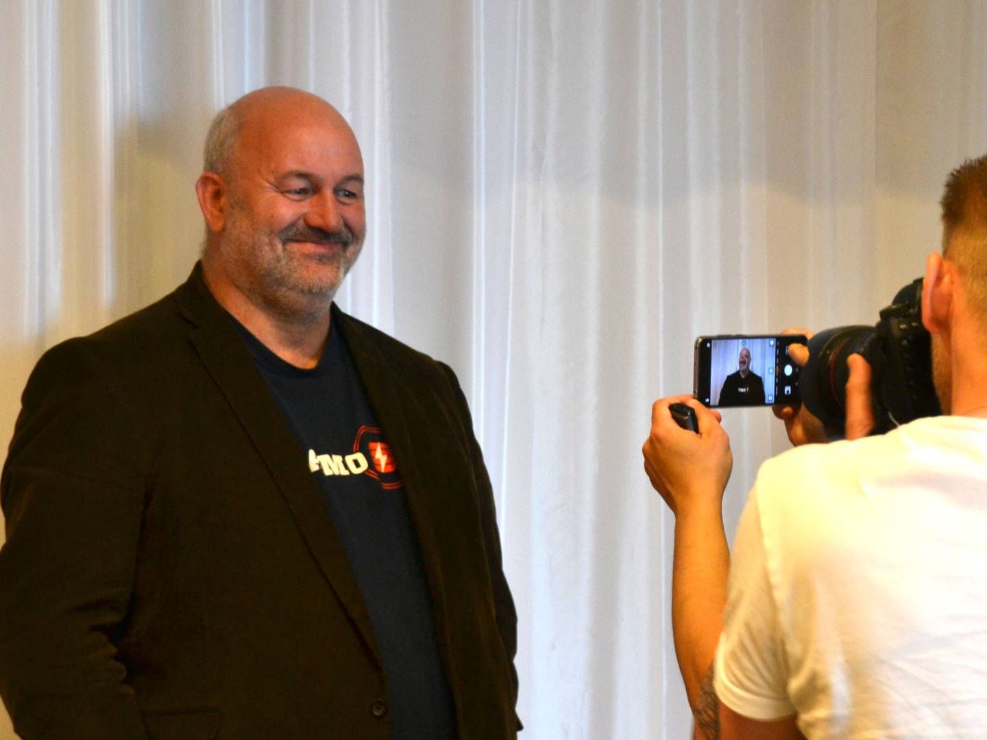 Werner Vogels (tv), Amazon tekniske direktør | Foto: Kristoffer Veggerby
