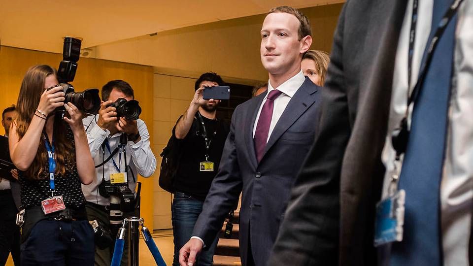 Facebook-aktien faldt mere end 20 pct. i eftermarkedet efter et for investorerne skuffende regnskab for andet kvartal. Her ses stifter Mark Zuckerberg. | Foto: Ritzau Scanpix/AP/Geert Vanden Wijngaert