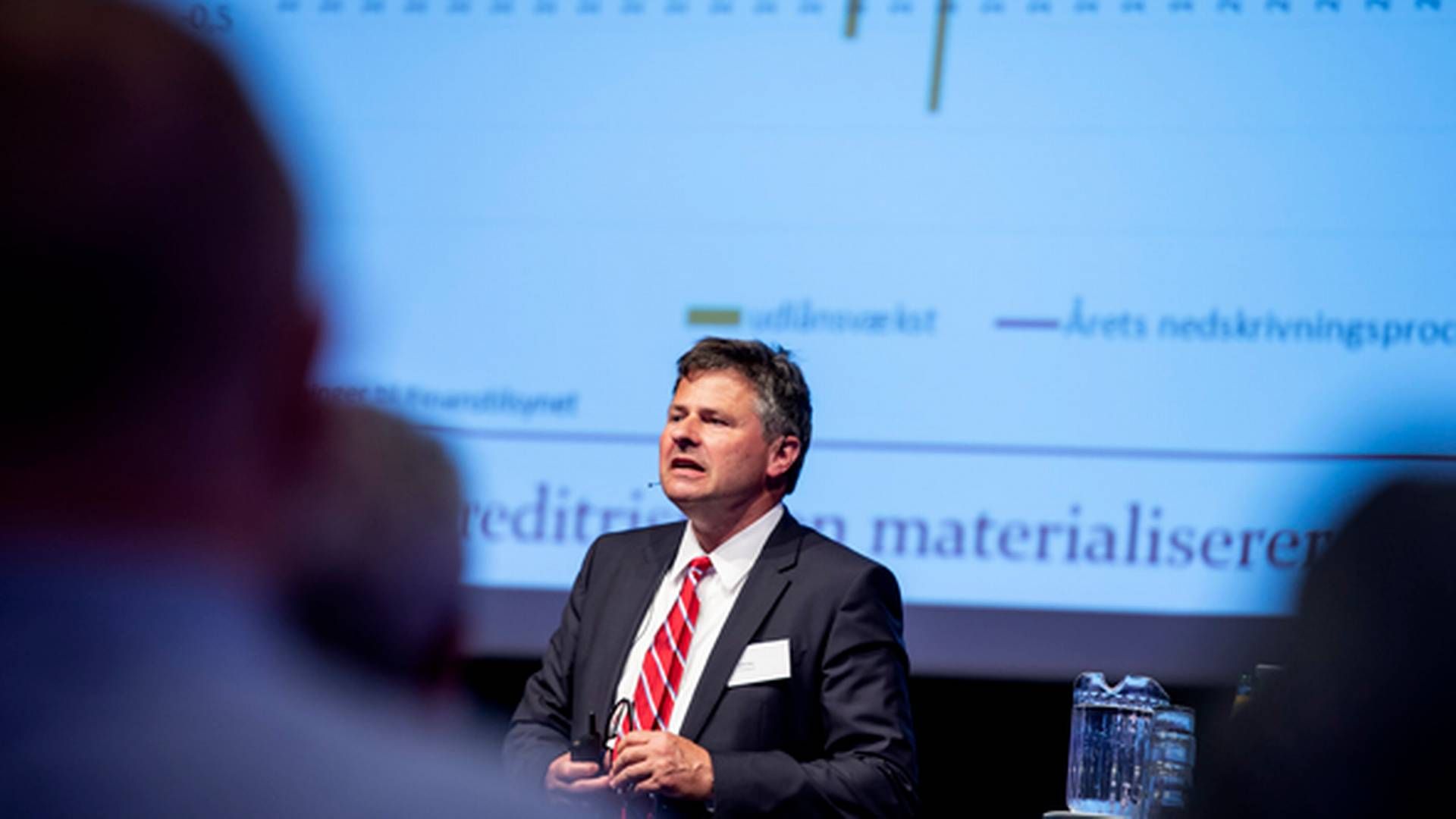 Finanstilsynets adm. direktør Jesper Berg ved Lopi-årsmødet i Aalborg, 2018 | Foto: René Schütze