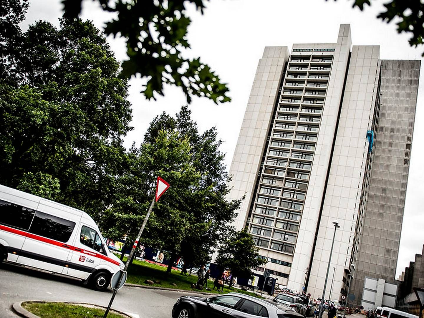 Det nyoprettede børnekræftcenter er et samarbejde mellem Herlev Hospital (billedet) og Rigshospitalet. | Foto: Mads Claus Rasmussen/Ritzau Scanpix