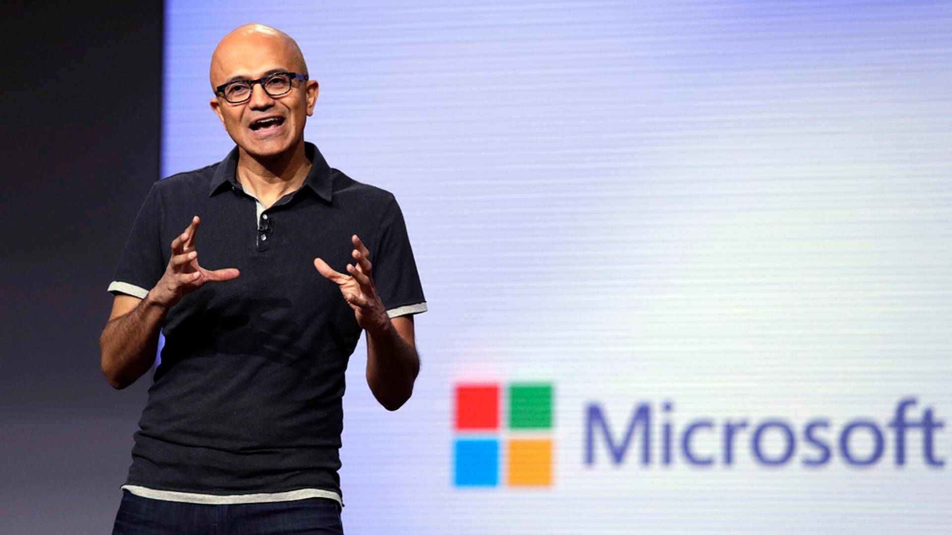 Satya Nadella, Microsofts topchef. | Foto: Elaine Thompson/AP/Ritzau Scanpix