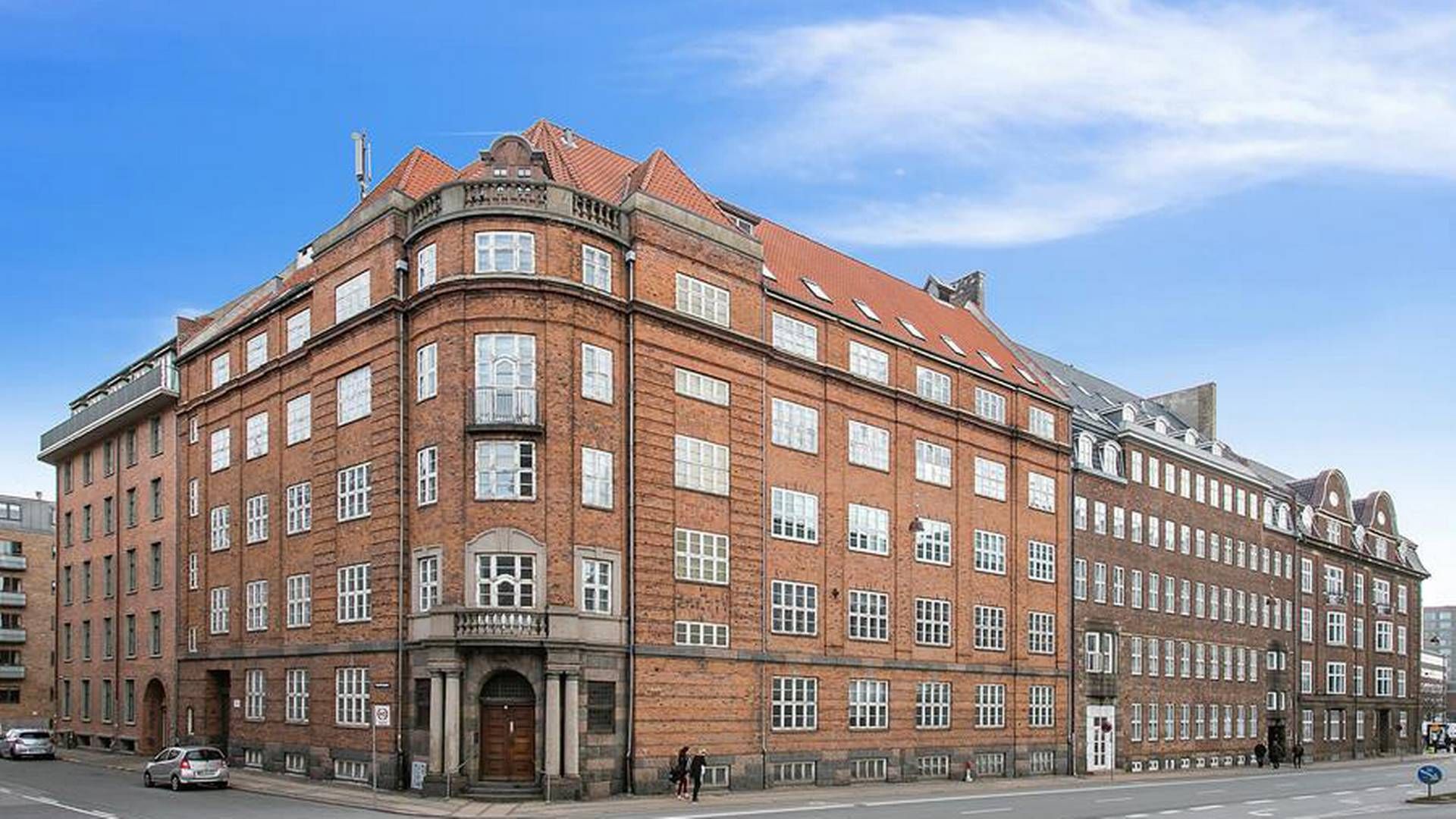 Erhvervsejendommen, som M. Goldschmidt har købt, på hjørnet mellem Bernstorffsgade 21/Stoltenbergsgade 11 på København V. | Foto: PR